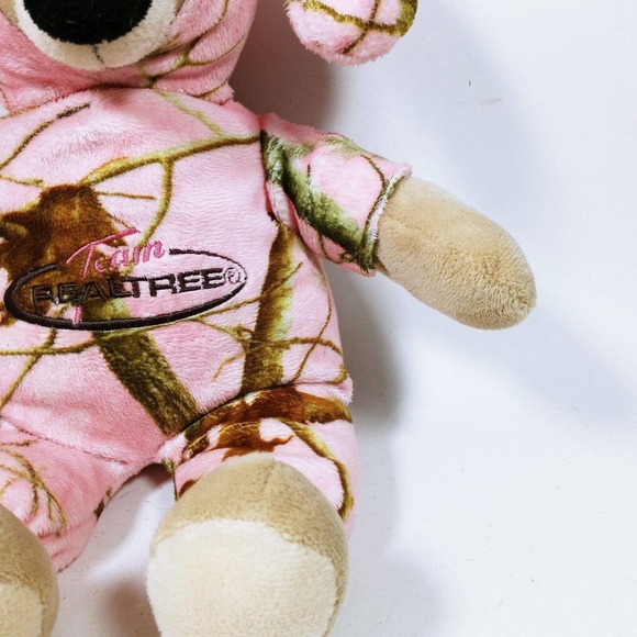 Team RealTree Plush Bear Camouflage Bunny Rabbit Ears Camo Wild Bass Pro Shops - Picture 6 of 9